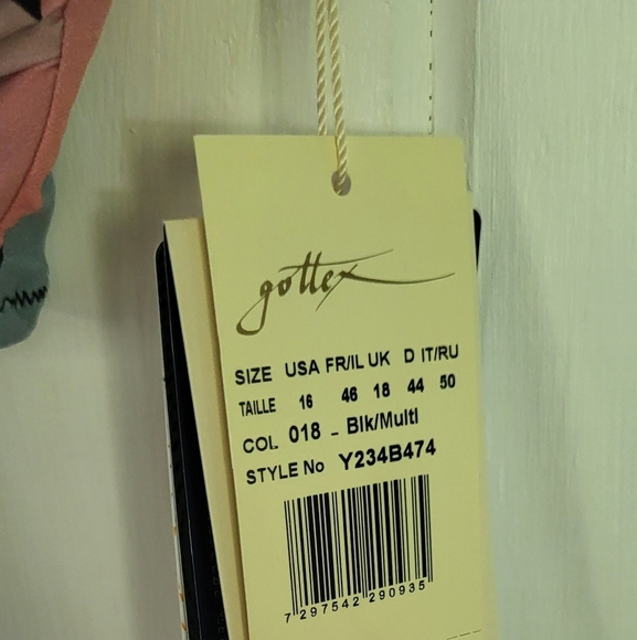 Gottex Racerback Strappy Back High Neck Bikini Top - Picture 8 of 8